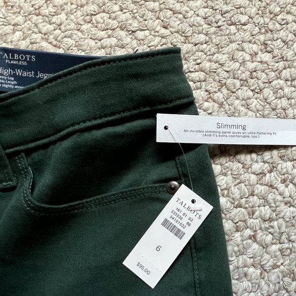 TALBOTS - High Waist Skinny Leg Jeggings - NEW with Tag - Picture 9 of 11